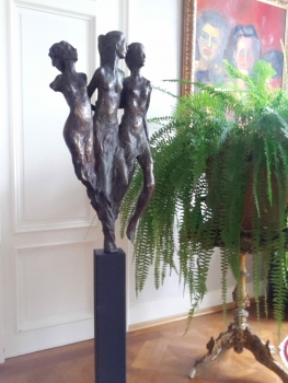 Skulptur "Tres Chicas"